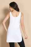Zivame Knit Cotton Kurti Slip - Lucent White — thumbnail 4